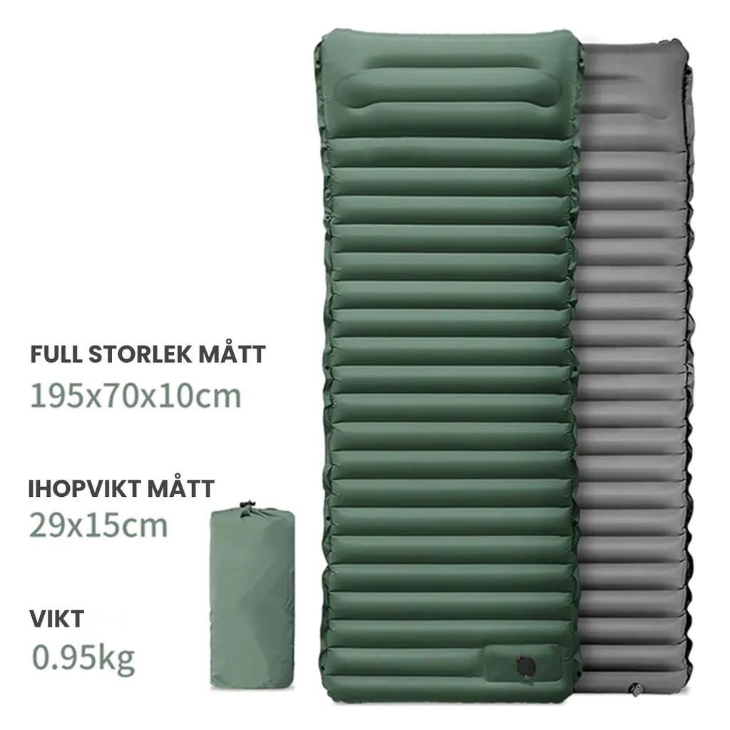 Luftmadrass - Inbyggd pump